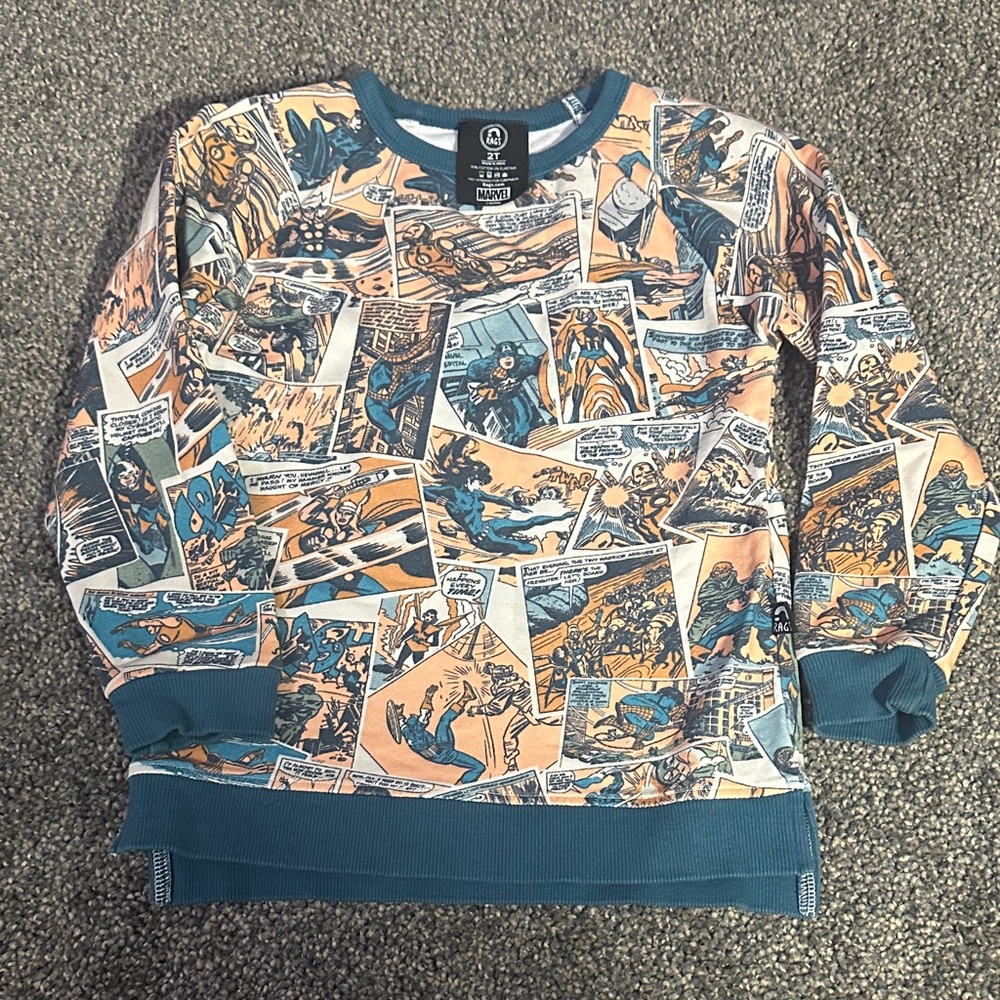 Marvel rags to raches sweatshirt